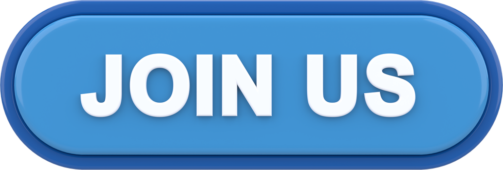 Join us button. 3D illustration.